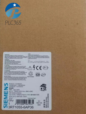 1PC New original Siemens Contactor 3RT1 055-6AP36 3RT1055-6AP36 Fast delivery