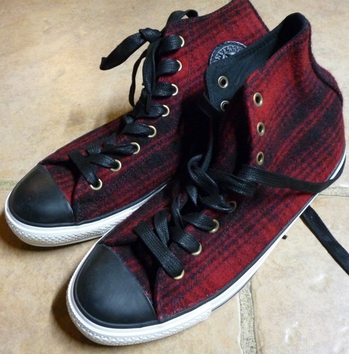 plaid converse mens