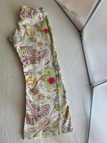 Oilily Girls Treasure Hunt Print Flare Pants (capri) Size 128 US 7/8 - Picture 2 of 5