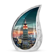 Building Mini Urn - Small Urn For Women - Urns For Cremation Ashes Mother