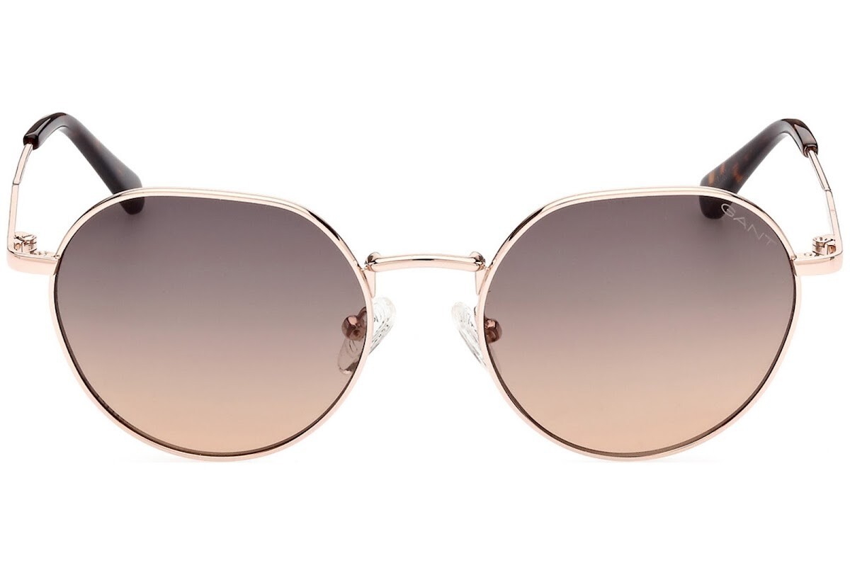 Оправа солнцезащитных очков GANT GA8090 28B Gold Tortoise Металлическая круглая 53-18-135 26490₽