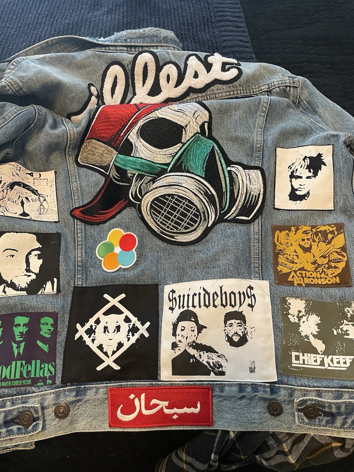 94Rx Patchwork Levi’s Trucker Jacket XL - image 7