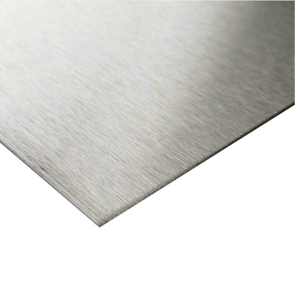Edelstahlblech K240 geschliffen 0,8mm magnetisch 1.4016 Pinnwand VA Blechplatte