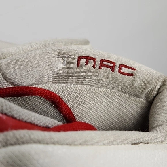 Zapato Adidas Tracy Mcgrady T-MAC Firmado Formoción Rojo/Blanco Talla 18 TMAC Raro Foto 3 de 4