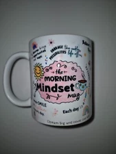 My Morning Mindset Coffee Mug 15oz Positive Affirmations 