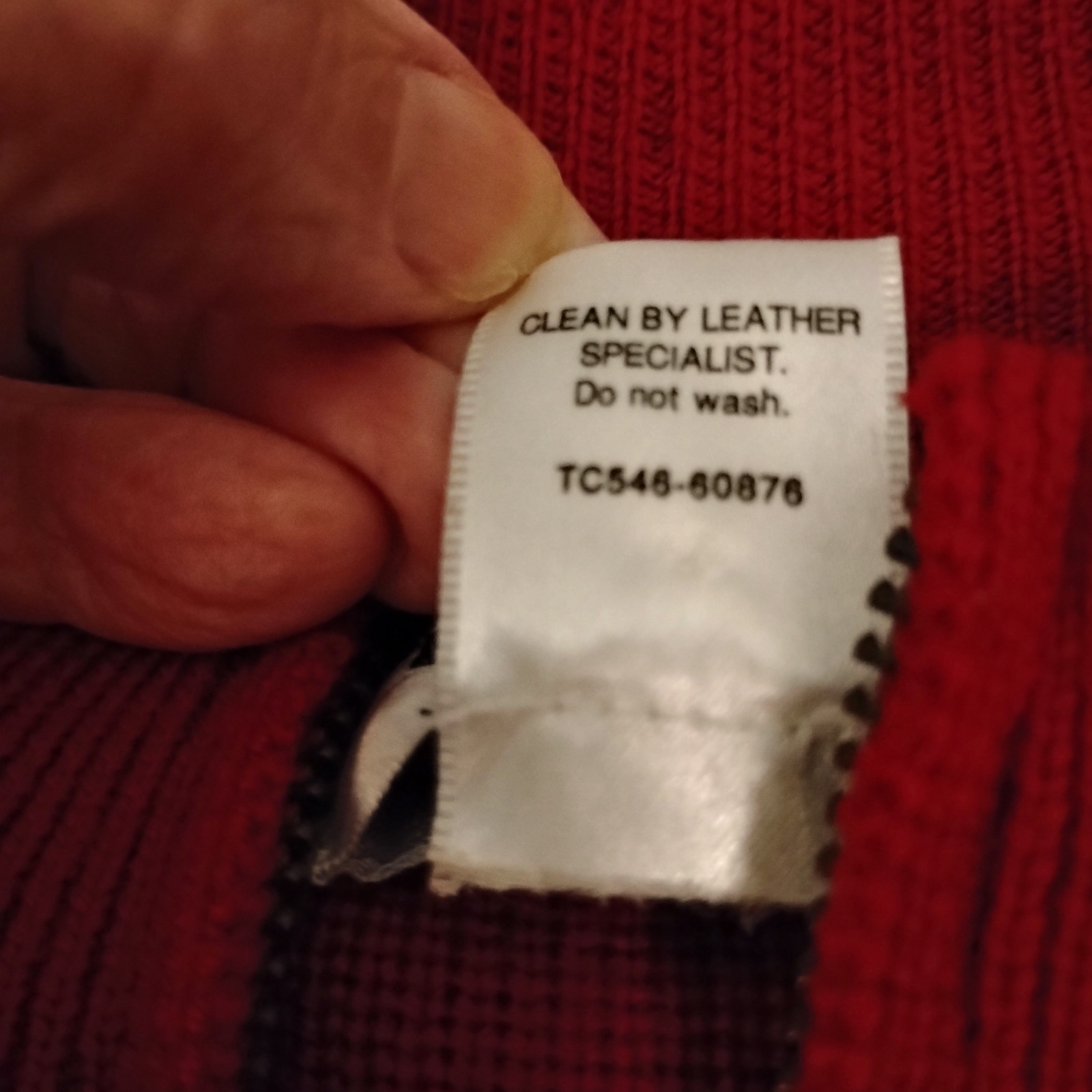 Pendleton Jacket Womens Large Red Leather Wool Kn… - image 12