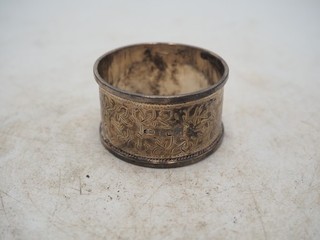 VINTAGE STERLING NAPKIN RING #5