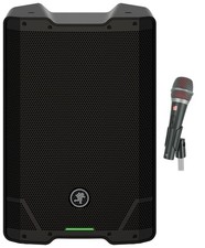 Mackie SRT210 10  1600 Watt Powered DJ PA Speaker w/Bluetooth SE Electronics Mic