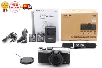 [TOP NEUWERTIG in Box] PENTAX MX-1 klassische silberne...
