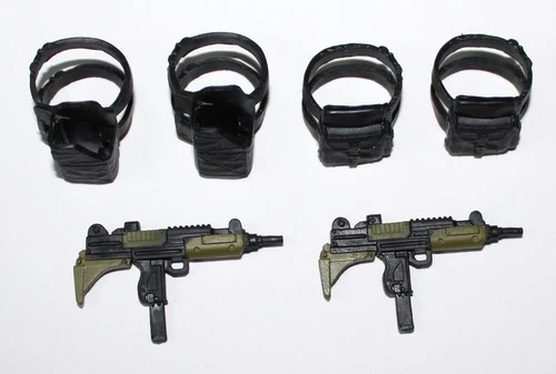 PURGE 811 - Law Uzi Holster Lot - GIJOE CLASSIFIED SERIES 6" Scale 1/12