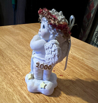 Dreamsicles Baby 2000  It s A Boy!  Angel Figurine Hand Painted Signed
