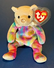 TY 2001 October Birthday Bear Beanie Baby MWMT   Vintage   PRIVATE COLLECTION