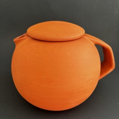 Bortner & Bortner Teapot Tea Pot Terra Cotta Glazed Interior