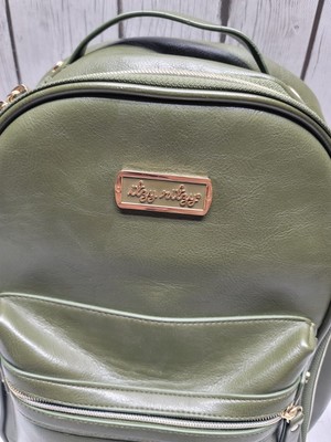 Itzy Ritzy Itzy Mini Diaper Bag Backpack Olive Green Vegan  display picture 1