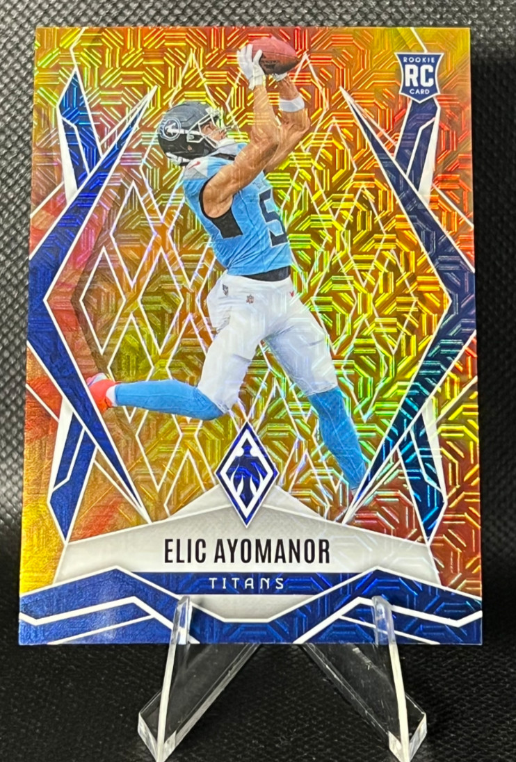 2025 Panini Phoenix Premium Box Set ELIC AYOMANOR #167 RC FIREBURST /350