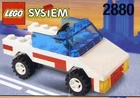 Lego 2880 Classic Town Car OPEN-TOP JEEP Complete w/Instructions