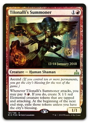 Tilonalli's Summoner #121 (Foil) (NM) Prerelease Cards PRE Magic MTG