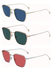 Paul Smith Errol Slim Metal Square Sunglasses - PSSN06953 - Made In Italy