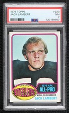1976 Topps Jack Lambert #220 PSA 7 HOF 10fh