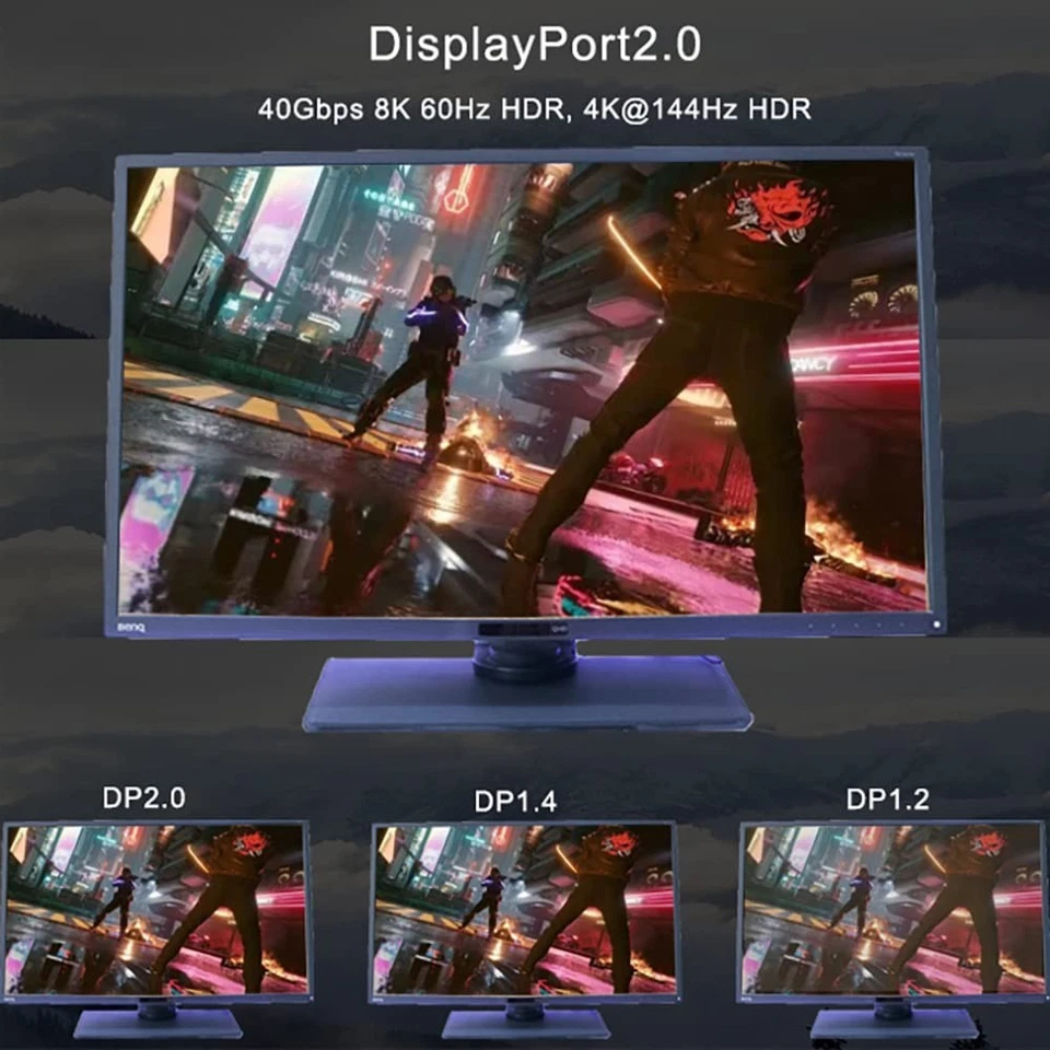 DisplayPort2.0 AOC Fiber Optic Cable 40Gbps DP2.0 8K@60Hz HDR, 4K@144Hz HDR 66ft - Image 4 of 4