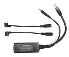 802.3af Power Over Ethernet PoE Splitter  MicroUSB Connectors, 5 Volts 10 Wa...
