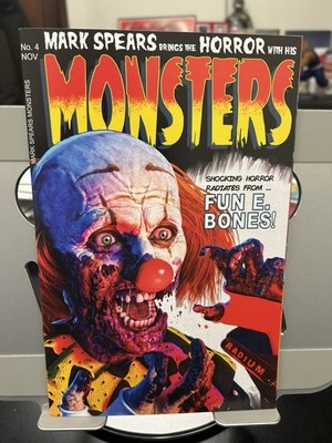 2025 Keen Spot MARK SPEARS MONSTERS #4 - 2nd Print - 1:25 Black Cat #50 Variant