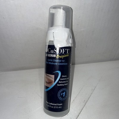 OCuSOFT Lid Scrub Original Foaming Eyelid Cleanser 7.25 Ounces, 215 Milliters