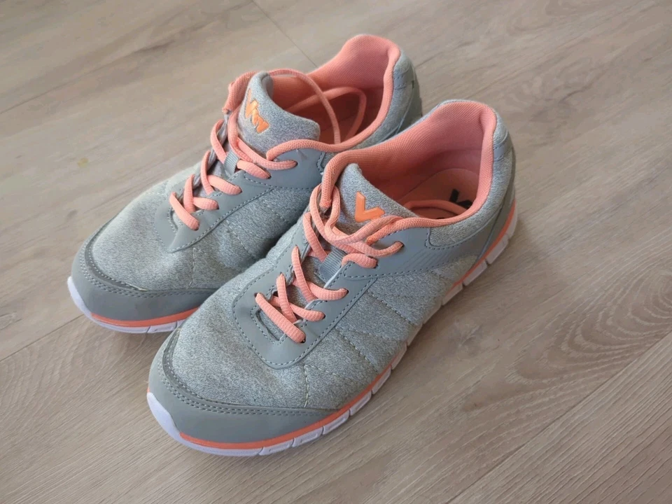 Vty Damen Halbschuh Sneaker Sportschuh Grau Gr. 39 (UK 5) - Bild 2 von 4