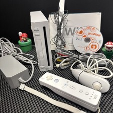 Nintendo Wii RVL-001 Console - White - Cleane...