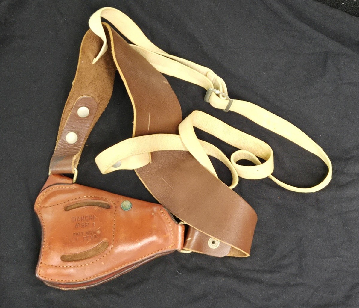 1970s Bianchi #9R 1 Shoulder Holster, Colt Detective, Pat. Pending