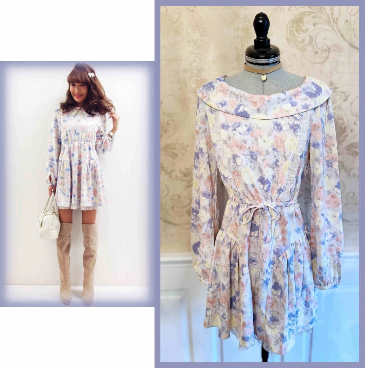 Liz Lisa Long Sleeve Casual Floral Dresses for Women for sale | eBay