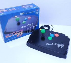 Sega Saturn HORI HSS-09 Real Arcade V7 Stick Boxed Tested Japan Rar