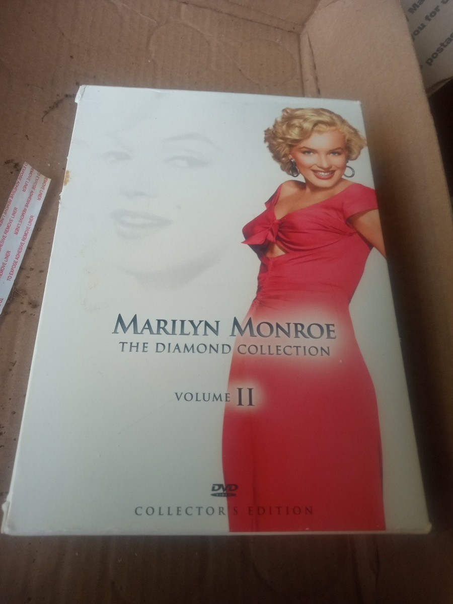 Marilyn Monroe The Diamond Collection Box Set Vol. 2 DVD. 5-Disc