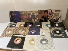 Lot 45 Rpm Records In Sleeves-  19 Records 