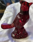 Beautiful Moser red bird Ruby, about 3 inches tall excellent condition