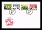 Dr Jim Stamps Liechtenstein 1990 Mountain Landscapes 4v Set First Day Cover