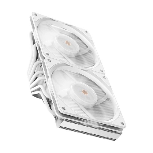 2x 120mm Fan CPU Cooling 7 Heat Pipes 250W Thermal Solution AM5 LGA1700 Support - Photo 3/10