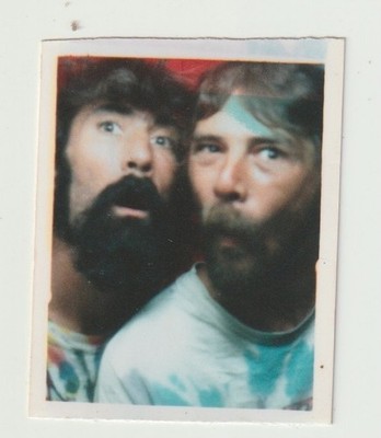 VINTAGE PHOTO BOOTH - HANDSOME YOUNG MEN BEARDS AND MUSTACHES