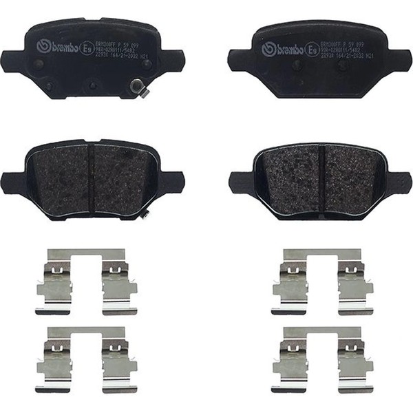Brembo P 59 099 Bremsbelagsatz FüR Opel Mokka Mokka J13-image
