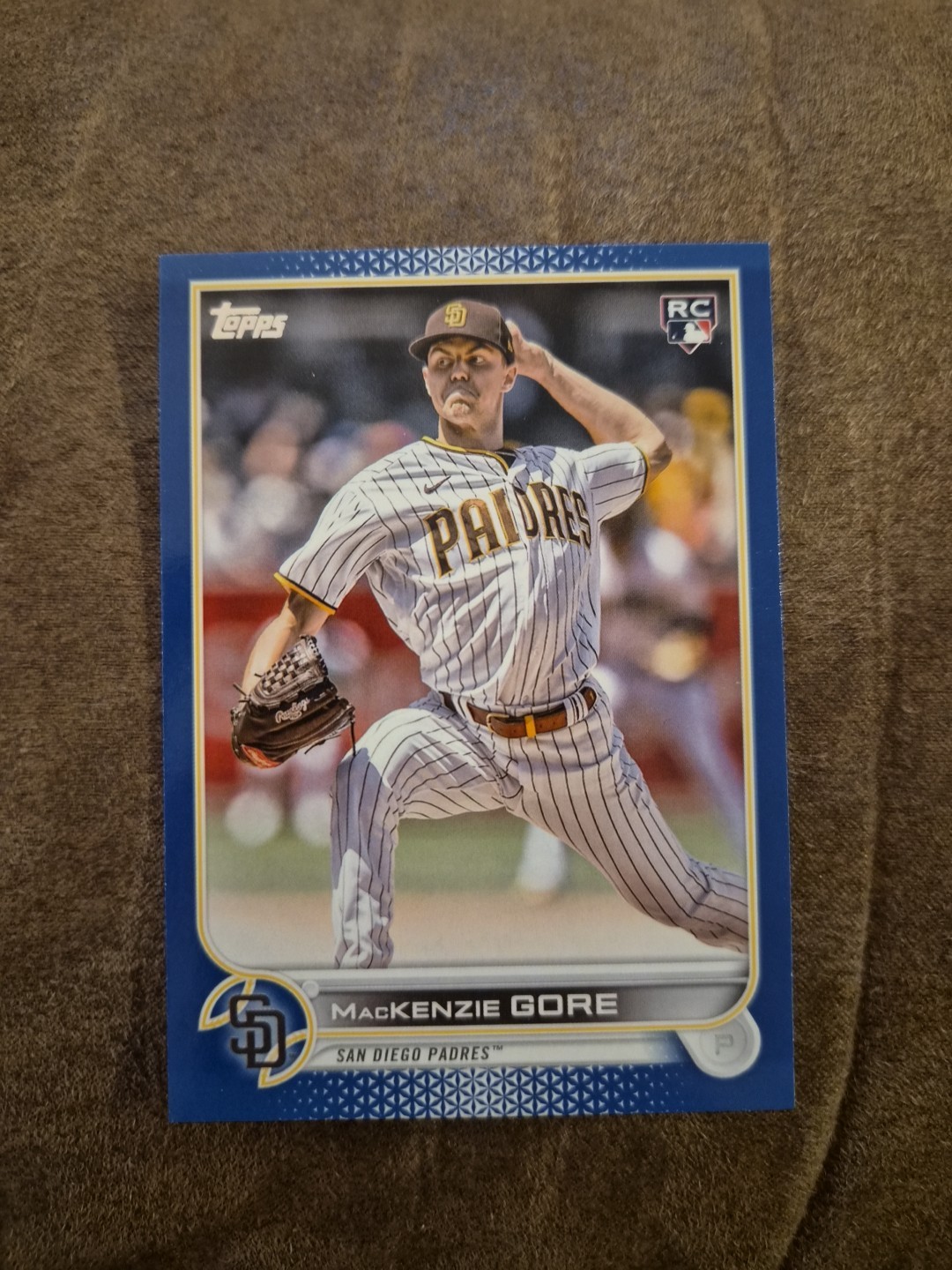 2022 Topps Update Series Royal Blue Parallel #US81 MACKENZIE GORE RC San Diego