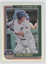 2022 Panini USA Baseball Stars & Stripes Holo Gold 3/99 Joshua Springer #85 0g4