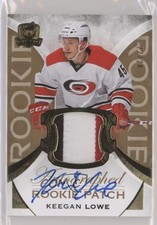 2015 Upper Deck The Cup Rookie Gold Foil 22/24 Keegan Lowe #125 Patch Auto 1j6