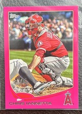 2013 Topps Mini #337 Chris Iannetta Pink /25