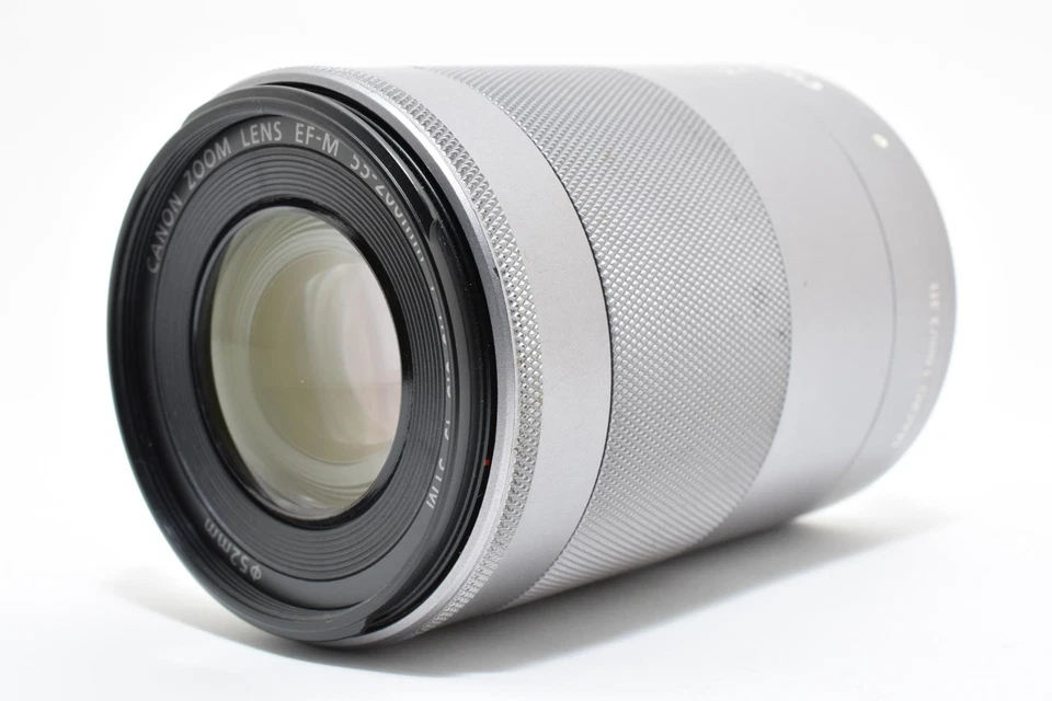 Objectif Canon EF-M 55-200 mm f/4,5-6,3 IS STM argent pour EOS M [Exc+++]... - Photo 1/4