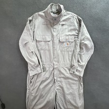 Carhartt FR Coveralls Men's Gray Flame Resistant Jumpsuit Workwear