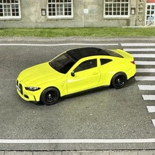 BMW M4 G82 Coupe Custom Wheelswap Real Riders 1:64 Diecast Model Car