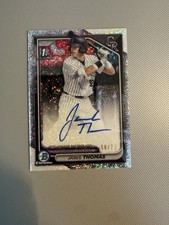 2024 Bowman Draft Chrome Rockies  Autograph Jared Thomas Sparkle /71 Refractor