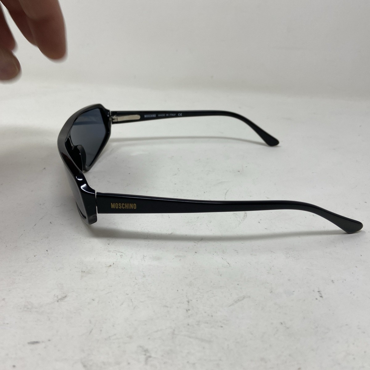 Moschino Italy M 3654-S 95/87 135 Glossy Black W/ Gray Lens
