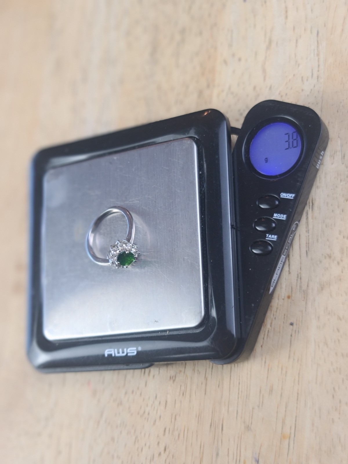 Sterling 925 Solid Silver AAA ICED Green Gemstone… - image 15