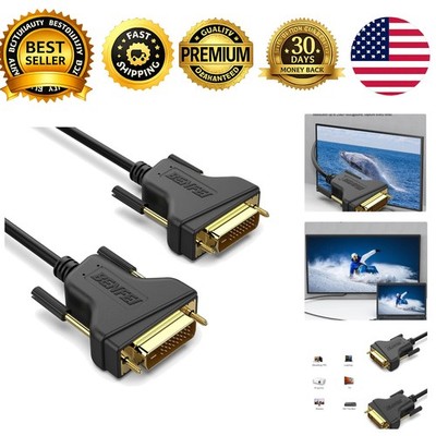 DVI-D to DVI-D Dual Link Cable 15 ft 2K 60Hz DVI to DVI-D